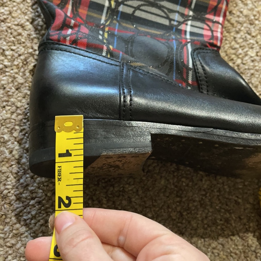 Coach Tartan Chrissi Boots - Picture 10 of 12
